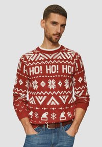 s.Oliver CHRISTMAS - Strickpullover - chilirot