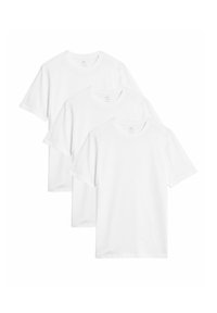 Marks & Spencer 3 PACK CREW NECK - T-shirts basic - white