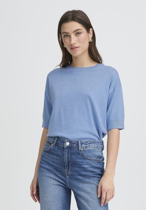 BYMMORLA T - Apdrukāts T-krekls - della robbia blue melange