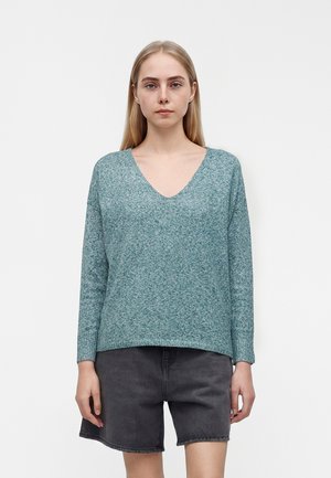 ONLY ONLRICA LIFE LS V-NECK PULLO NOOS - Pulóver - sea moss