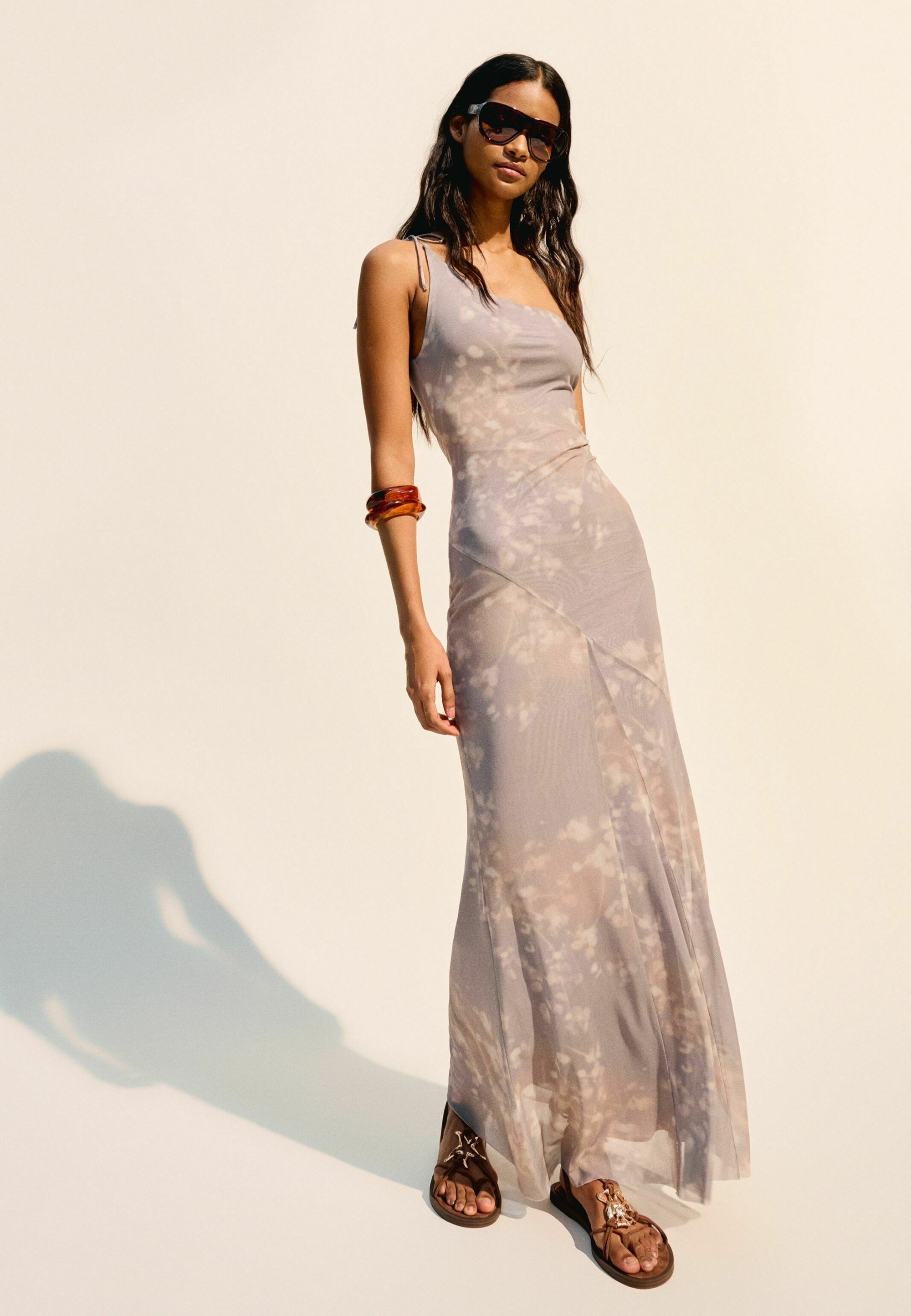 Bershka Maxi dress - grey - Zalando.ie