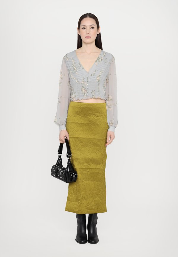 ALMA SKIRT - Maxi skirt - gold3
