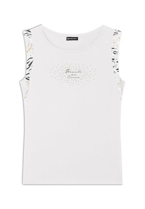 SENZA MANICHE CON DETTAGLI - Top - white
