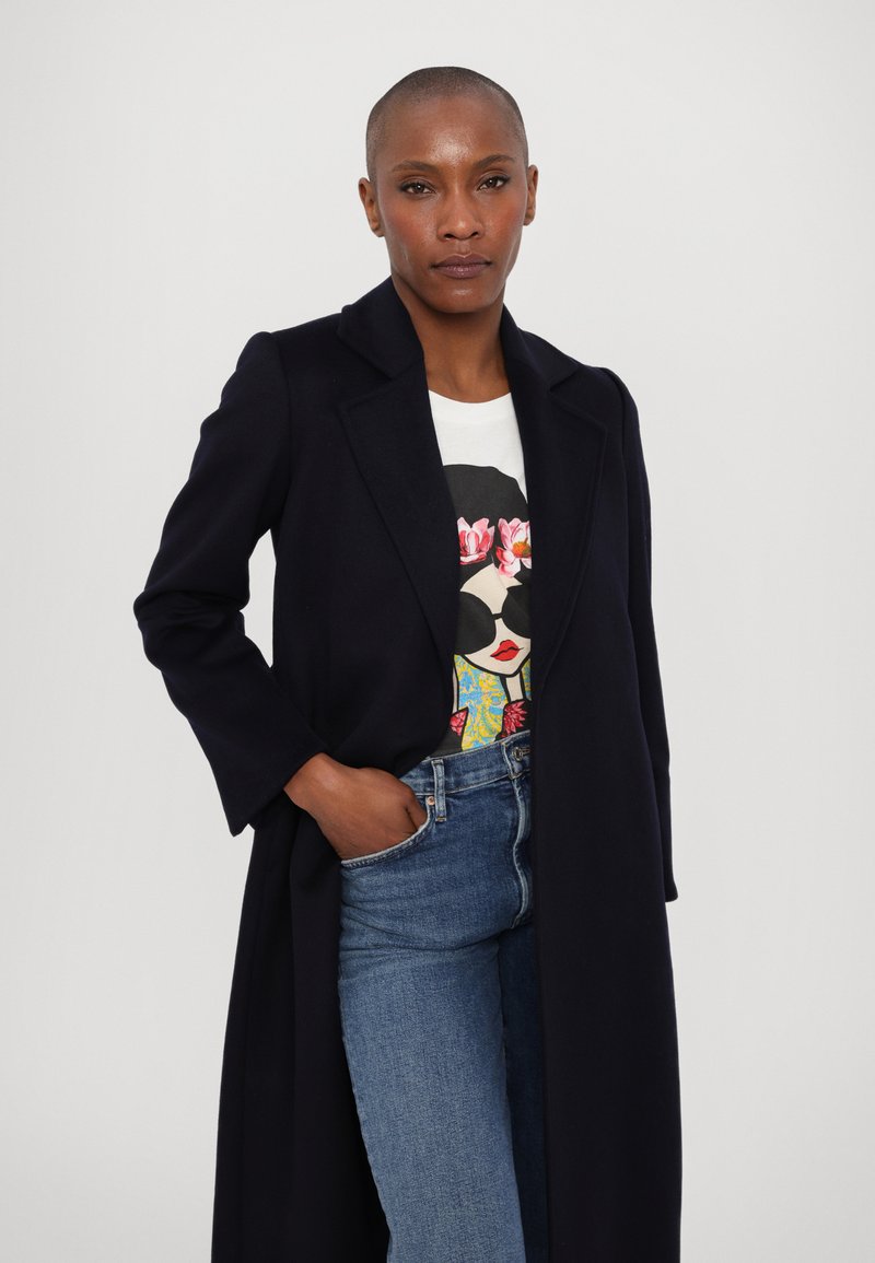 MAX&Co. Classic coat - navy/camel - Zalando