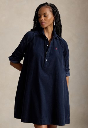 Polo Ralph Lauren, CORDUROY SHIRTDRESS - Shirt dress - navy