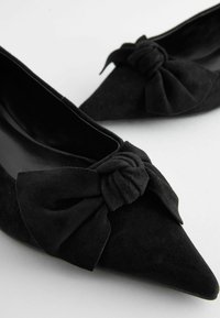 Next FOREVER COMFORT BOW REGULAR FIT - Ballerine - mottled black