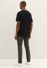 TOM TAILOR Stoffhose - grey black grindle check