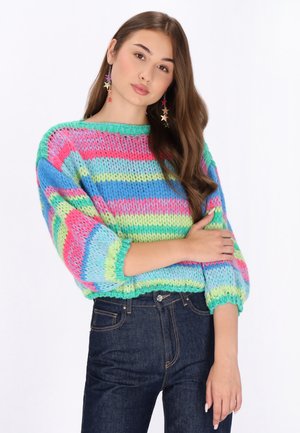 Pulover - blue multicolor