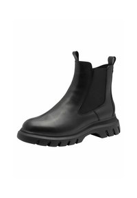 Marco Tozzi CHELSEA - Bottines à plateau - black