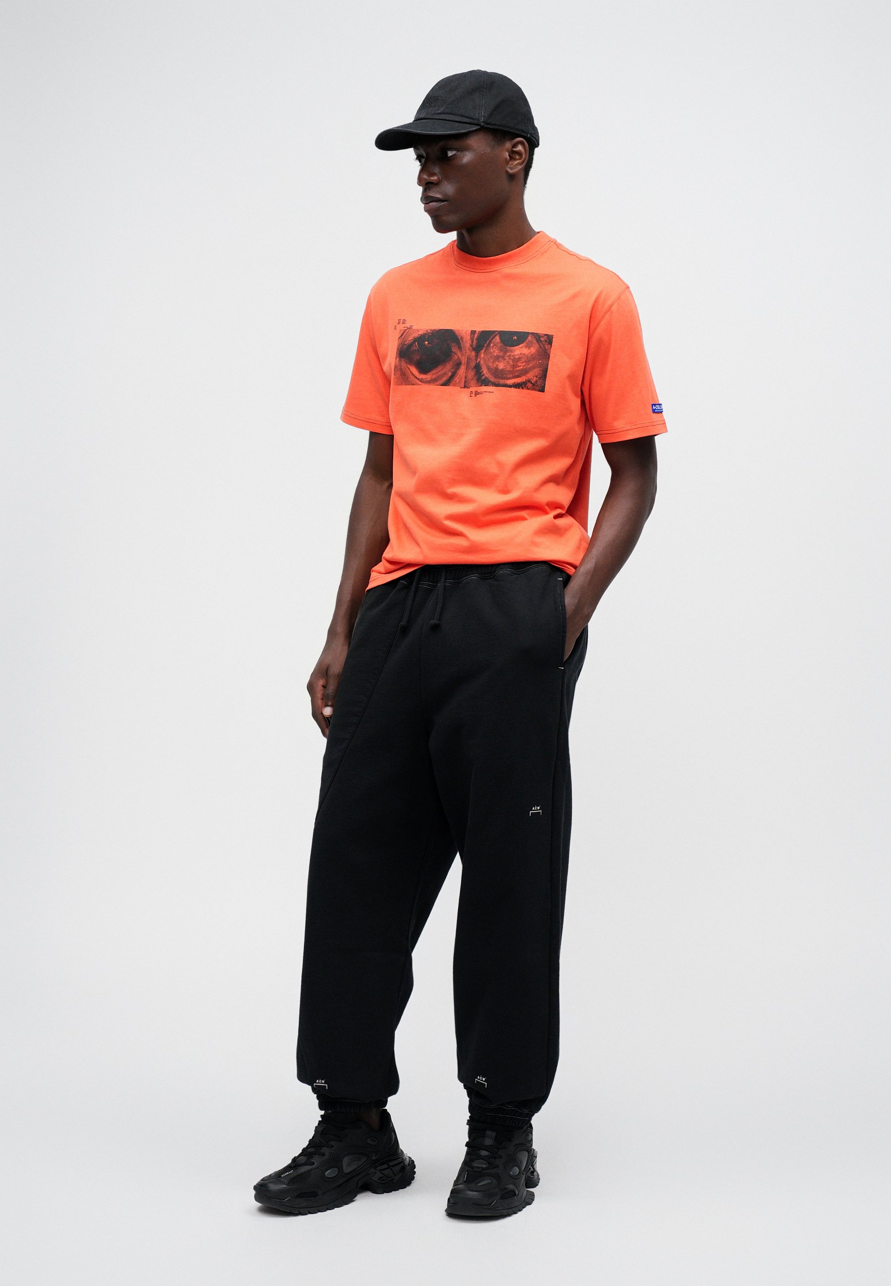 A-COLD-WALL* Print T-shirt - safety/apricot - Zalando.co.uk