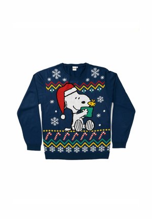 Snoopy THE PEANUTS SNOOPY WINTER UGLY - Maglione - blau