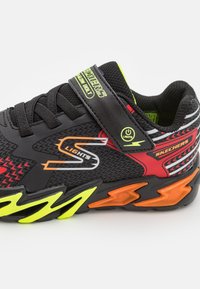Skechers FLEX-GLOW BOLT - Sneakers - black/red/orange/yellow