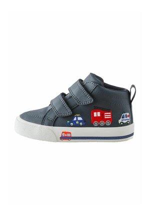High-top trainers - navy transport