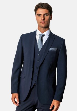 Real Guys, SET BESTEHEND AUS KRAWATTE UND EINSTECKTUCH - Pochet - blau