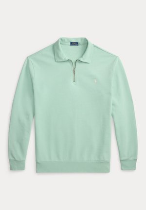 Polo Ralph Lauren Big & Tall, LOOPBACK QUARTER-ZIP SWEATSHIRT - Mikina - celadon