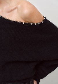Dante6 TAZZO EMBELLISHED - Strickpullover - black