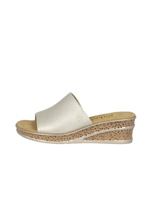 NISERIOS - Mules à talons - gold