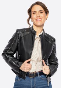 WITTCHEN Faux leather jacket - black