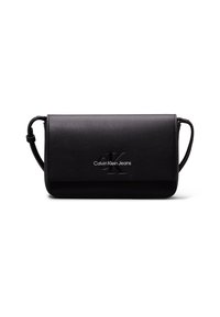 SCULPTED FLAP PHONE MONO - Mala a tiracolo - fashion black