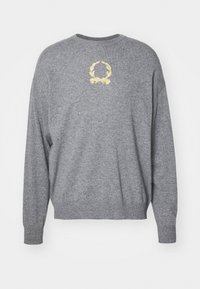 LAUREL CROWN EMBLEM - Strickpullover - grey