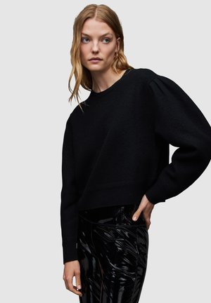 VIKA BOILED - Jumper - black