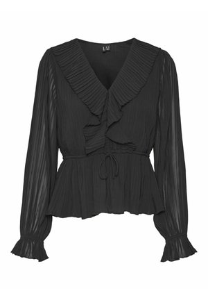 Vero Moda NORMAL GESCHNITTEN ELASTISCHE BÜNDCHEN  - Palaidinė - black