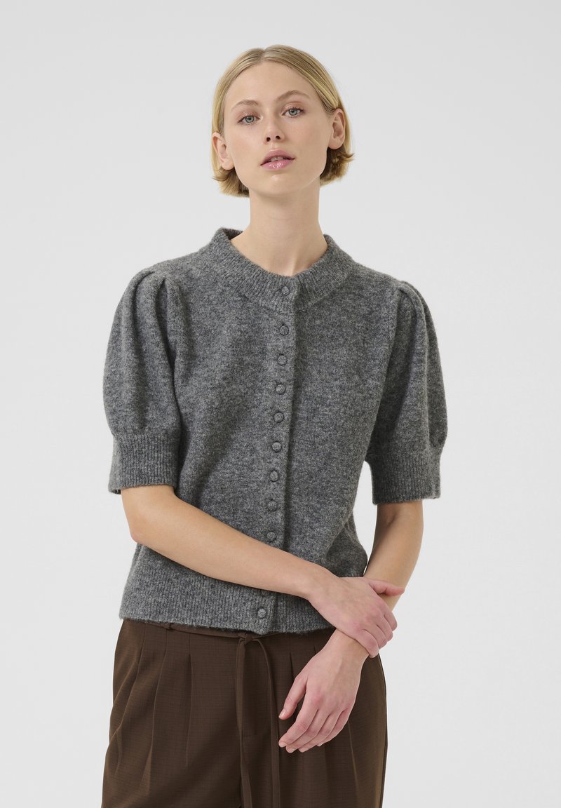 Karen by Simonsen BRONA NOABELLE - Gilet - medium grey melange