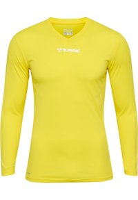 ESSENTIAL TEE - T-shirt à manches longues - blazing yellow
