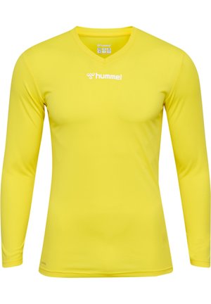 ESSENTIAL TEE - Langærmet T-shirt - blazing yellow