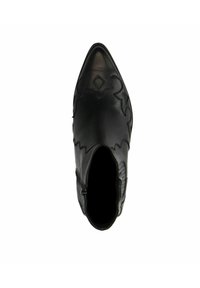 Manfield Cowboy/biker ankle boot - schwarz