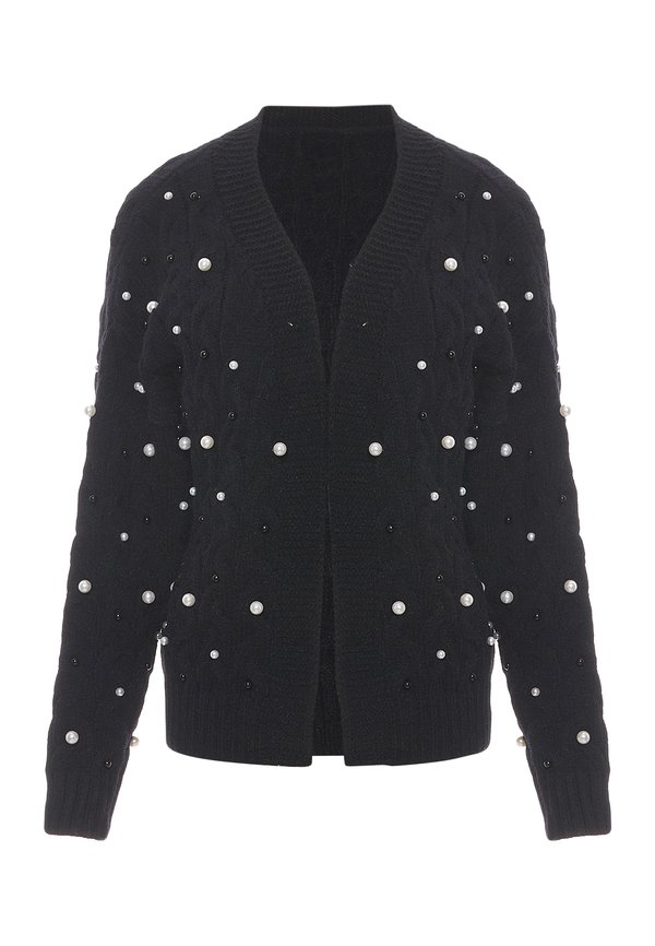 Strickjacke - schwarz