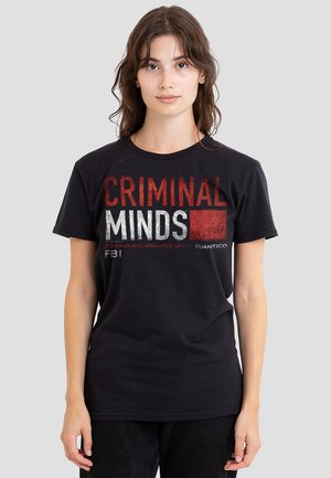 CRIMINAL MINDS TITLE CARD - Print T-shirt - black