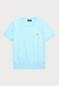 SHORT SLEEVE CREWNECK SWEATER - Basic T-shirt - acadia blue