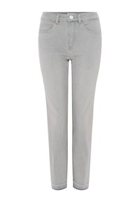 POWERSTRETCH MID RISE ANKLE STRAIGHT FIT - Jeans slim fit - light moon grey