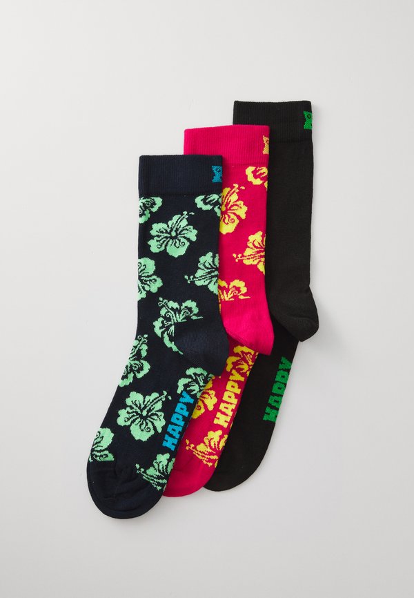 HIBISCUS SOCKS UNISEX 3 PACK - Socken - multi