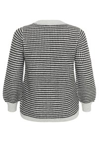 Kaffe Curve ELIONA - Pulover - light grey m black structure