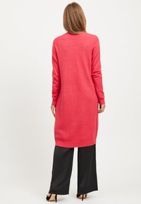 VILA VIRIL LONG CARDIGAN - Kofta - pink