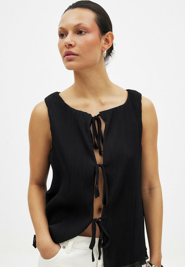 TIE PLEATED - Top