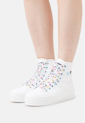 TENNIS - High-top trainers - white