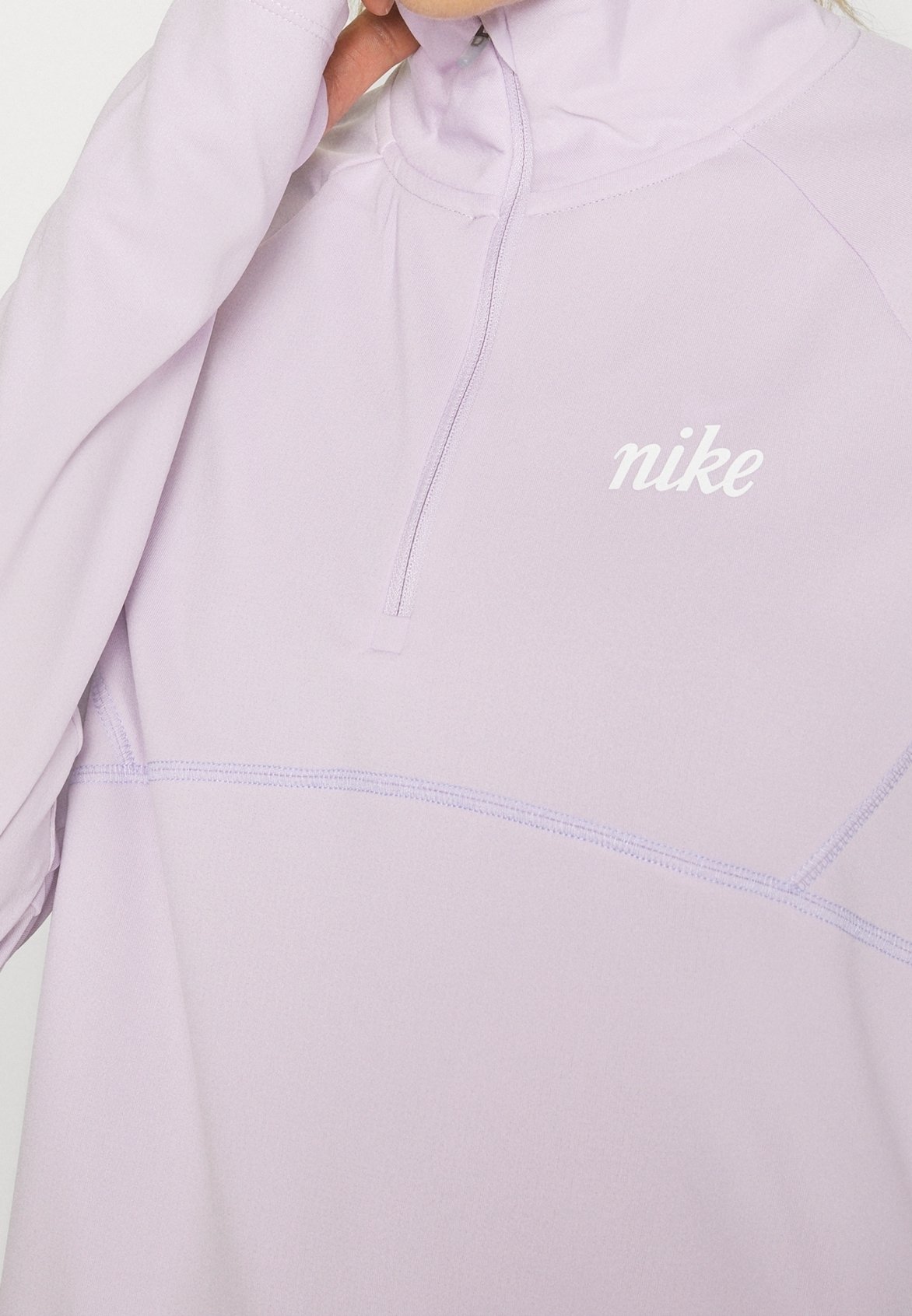 nike lilac half zip