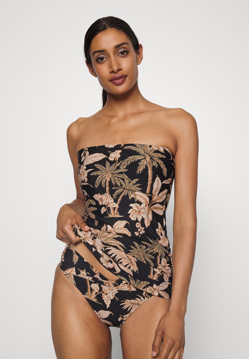 Seafolly DD BIG CUP CASTAWAY BANDEAU SINGLET Bikini top black