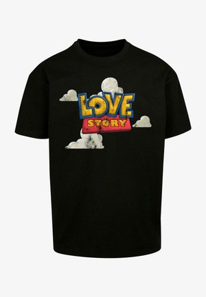Upscale by Mister Tee, LOVE STORY HEAVY - T-shirts print - black