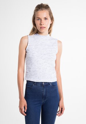 LADIES SPACE DYE TOP - Top - white black