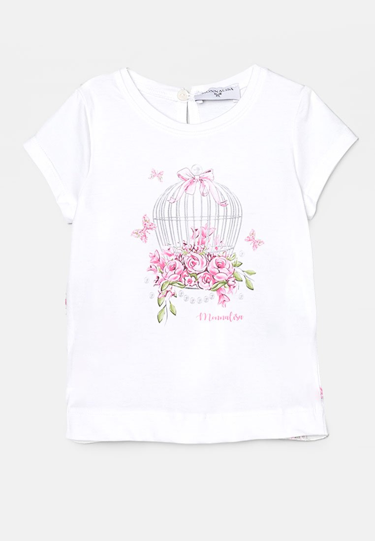Monnalisa T-shirt print wit