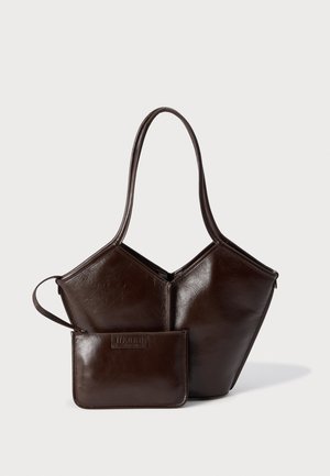 Hereu, CALELLA SHOULDER - Kandekott - dark brown