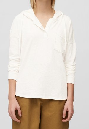 Felpa con cappuccio - white