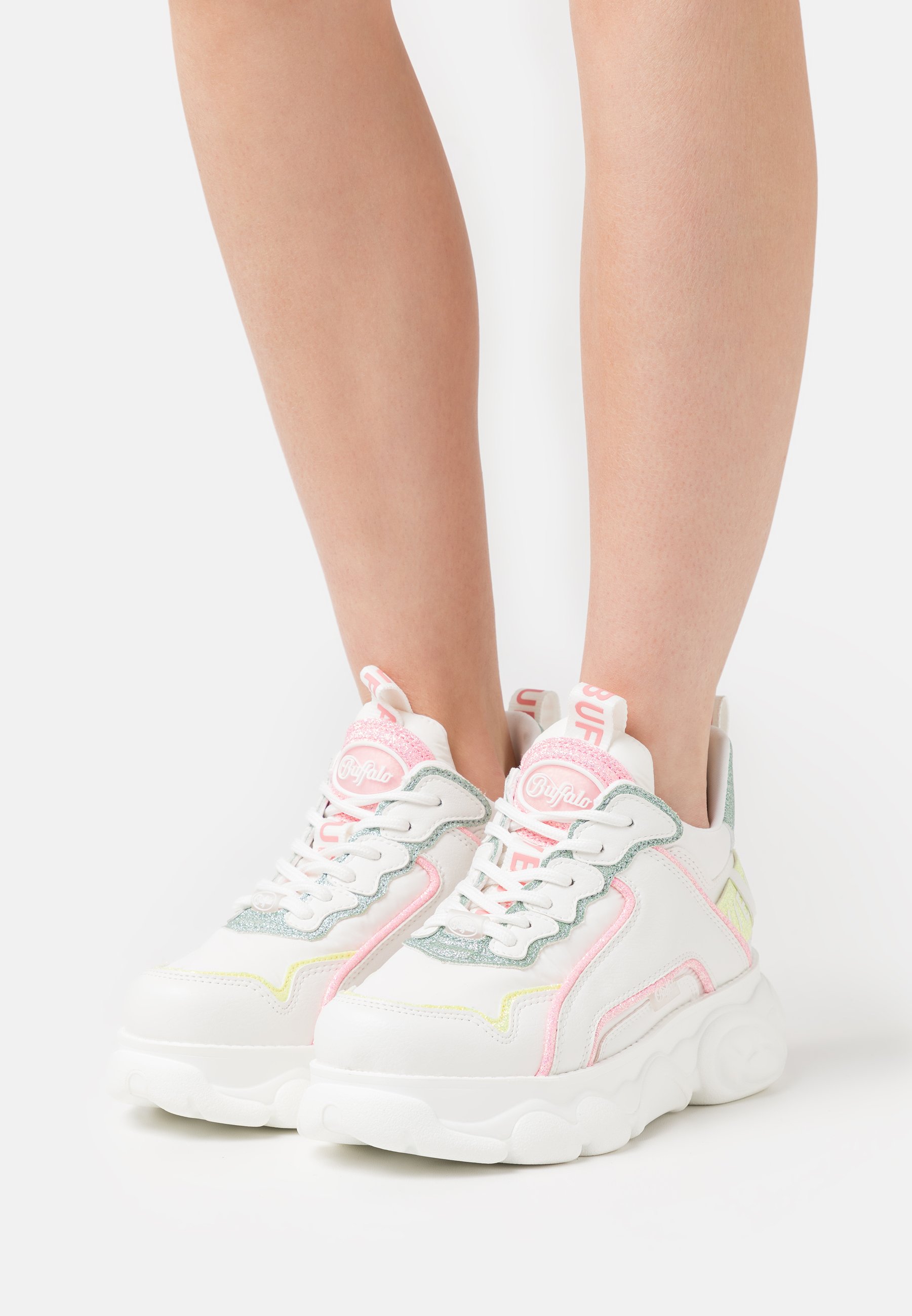 Buffalo london white chai vegan trainers Clearance