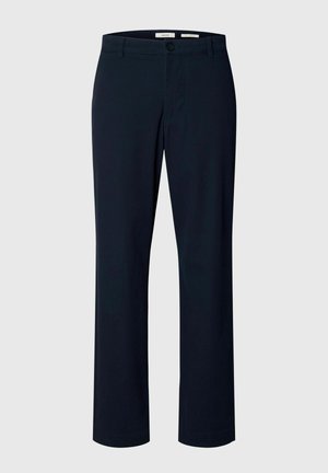 Selected, STRAIGHT-LEG TROUSERS 196 - Chino - sky captain