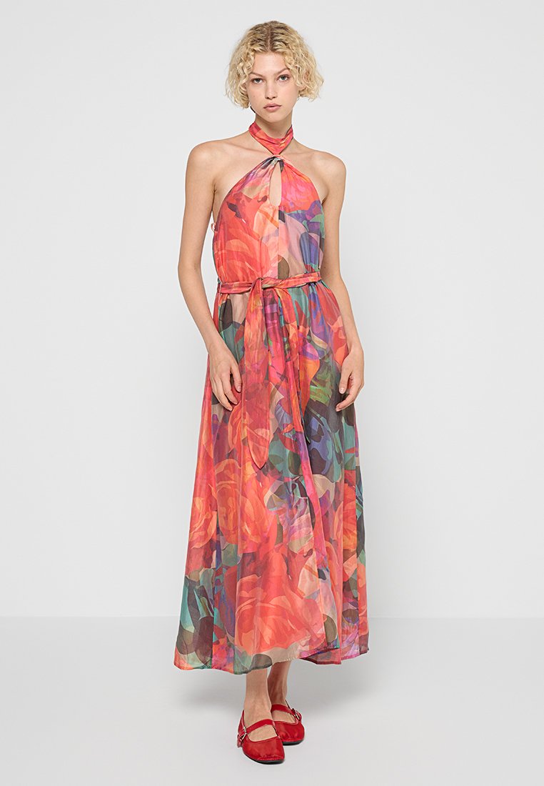 & Other Stories Maxi-jurk donkerroze