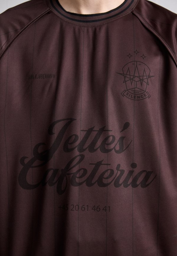 LOGO FOOTBALL TEE UNISEX - Print T-shirt - burgundy3